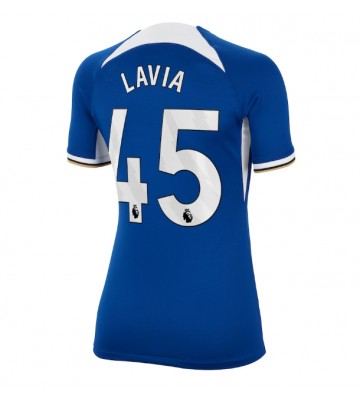 Chelsea Romeo Lavia #45 Primera Equipación Mujer 2023-24 Manga Corta